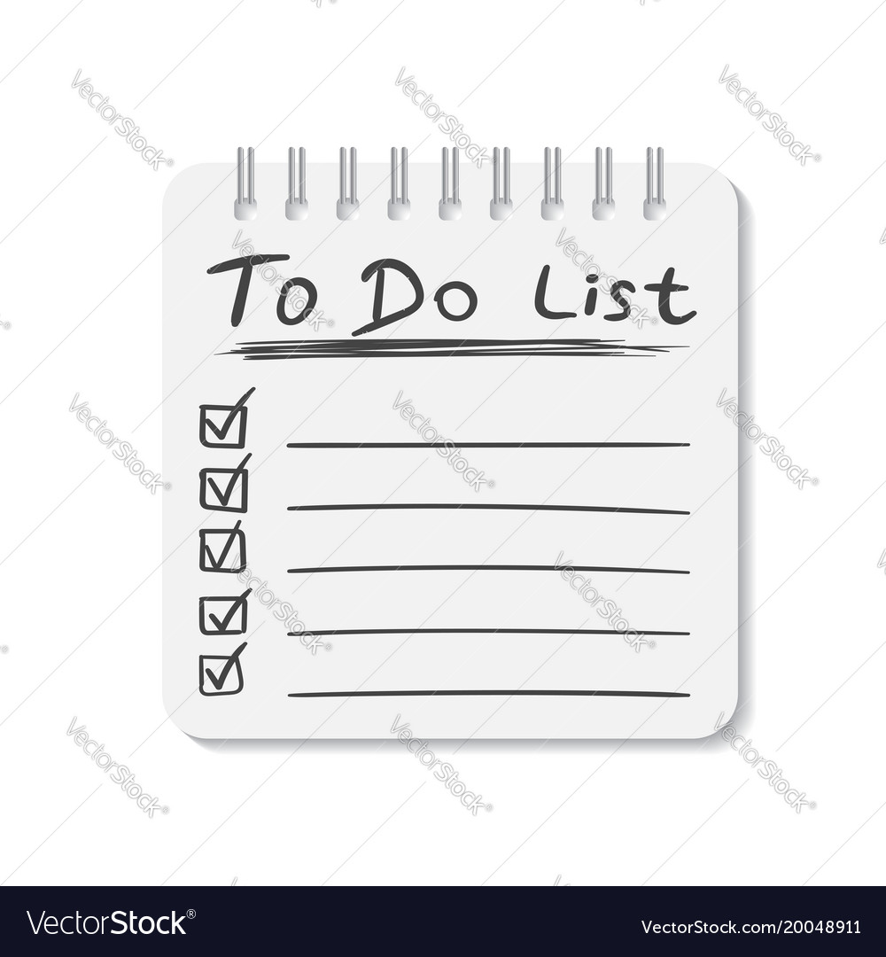 Spiral Notepad with To-Do List