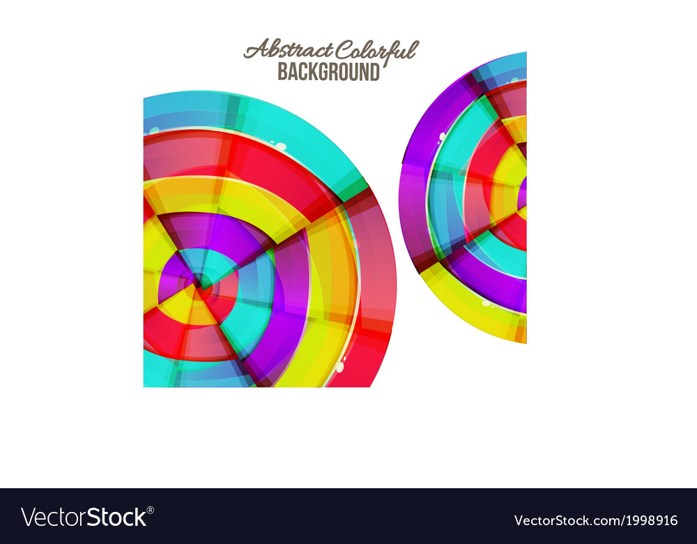 Abstract colorful rainbow curve background design