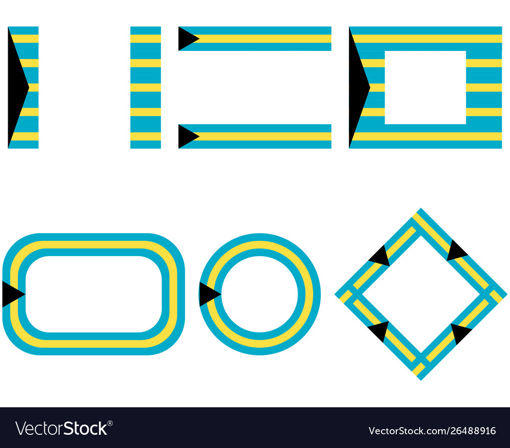 Bahamian Flags - Copy Space