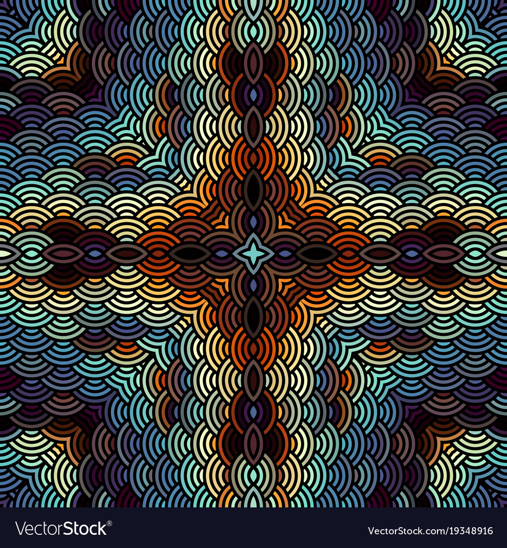 Geometric abstract pattern