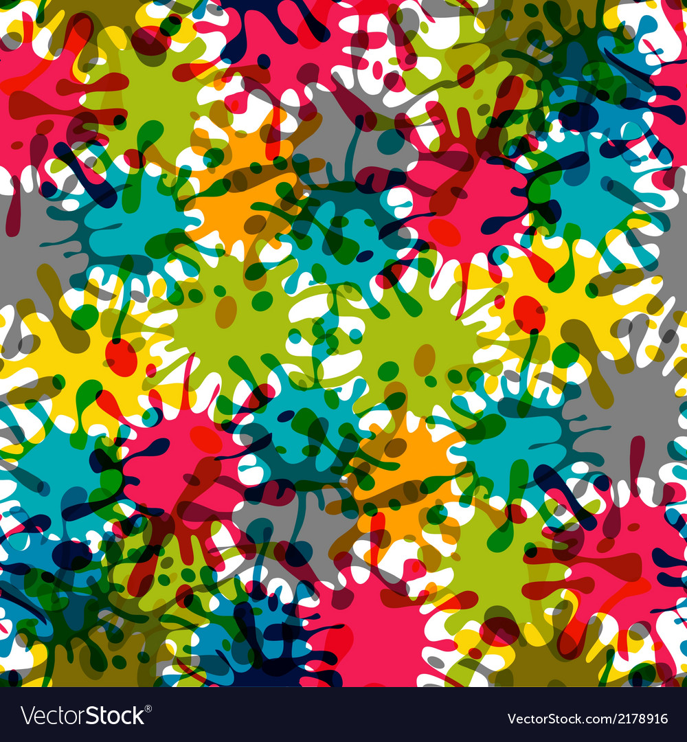 Splash abstract seamless pattern background