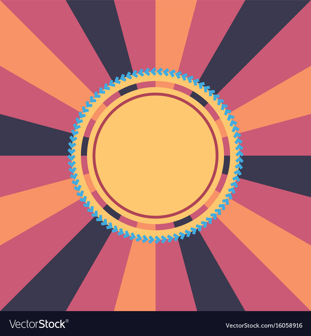 Technology colorful round background abstract