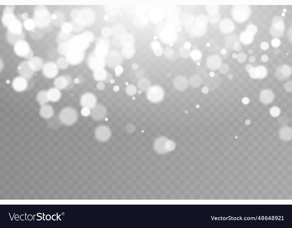 Dust light bokeh effect Royalty Free Vector Image