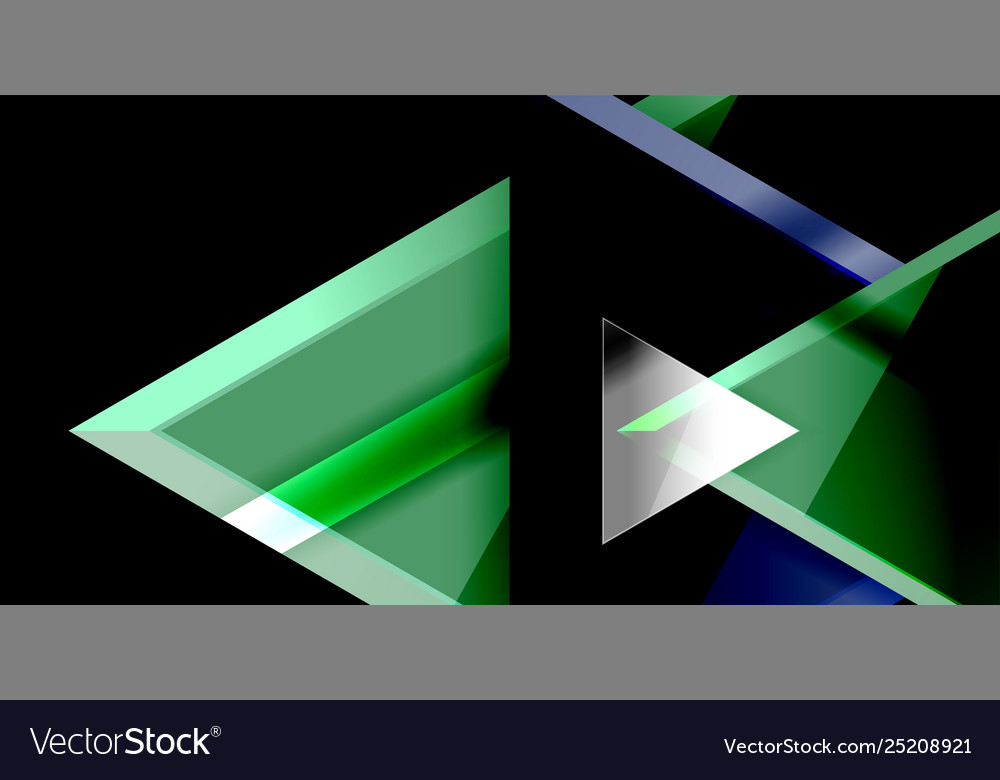 Dynamic triangle composition abstract background