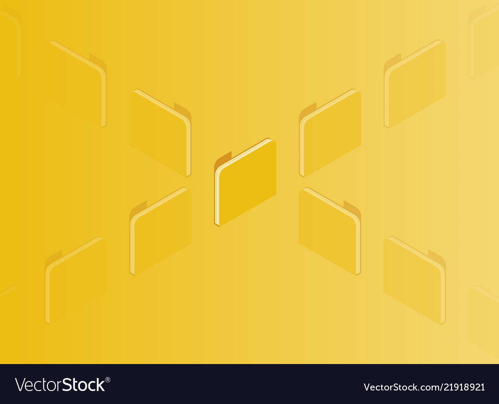 Folder a cloud representation concept data center vector image Folder a cloud representation concept data center
