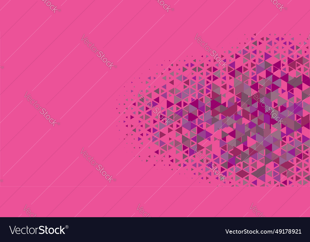 Multicolored abstract triangle background