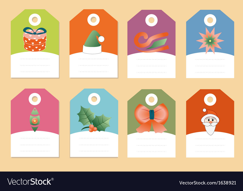 Set of christmas icons Royalty Free Vector Image