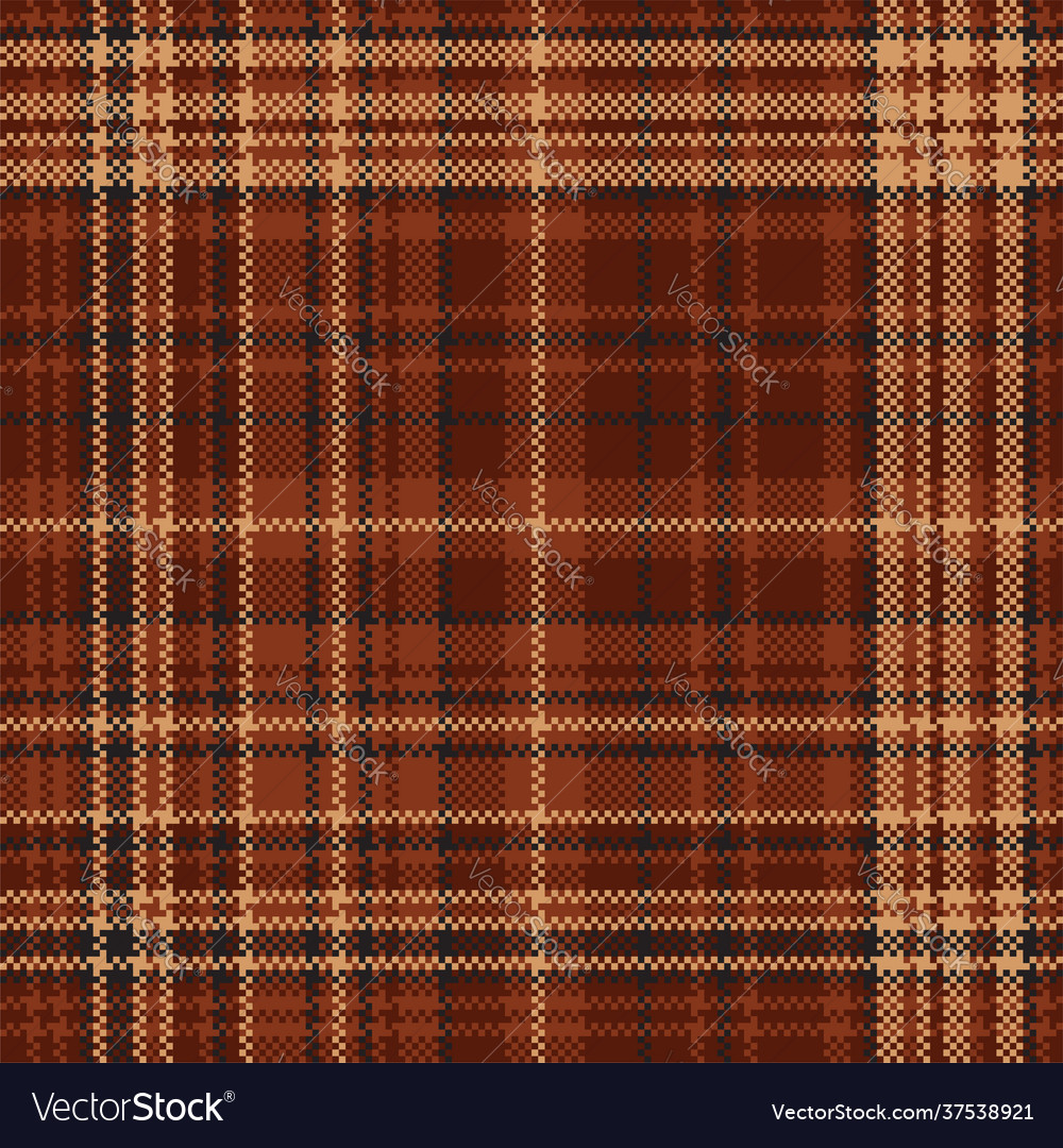 Tartan Plaid Pattern Seamless Print Fabric Vector Image