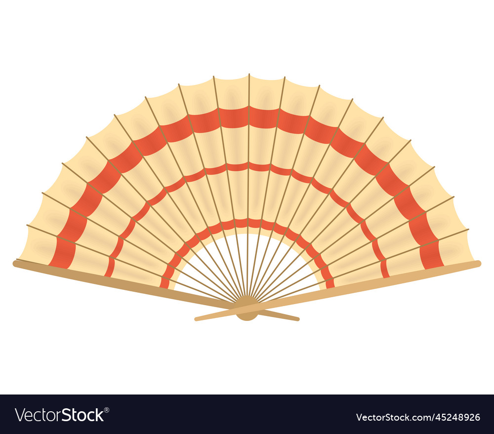 Asian culture fan Royalty Free Vector Image - VectorStock