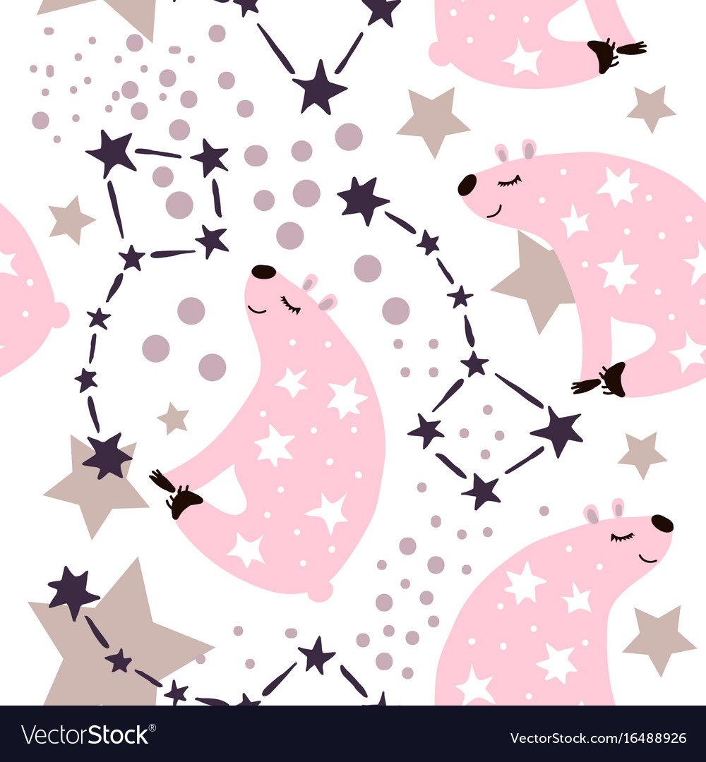 Bear starry pattern