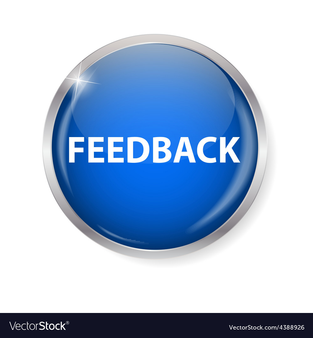 Glossy Computer Feedback Button