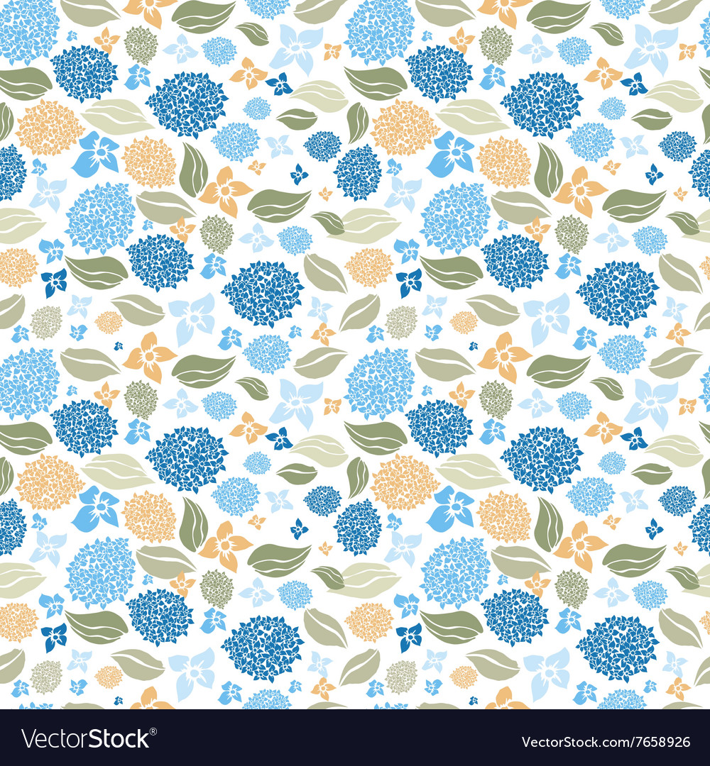Hydrangea Floral Pattern