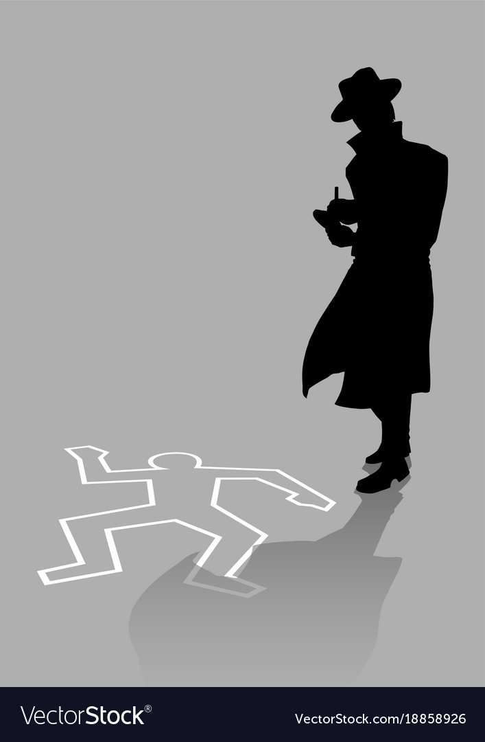 Crime Scene Silhouette Victim Stock Illustrations 117 - vrogue.co