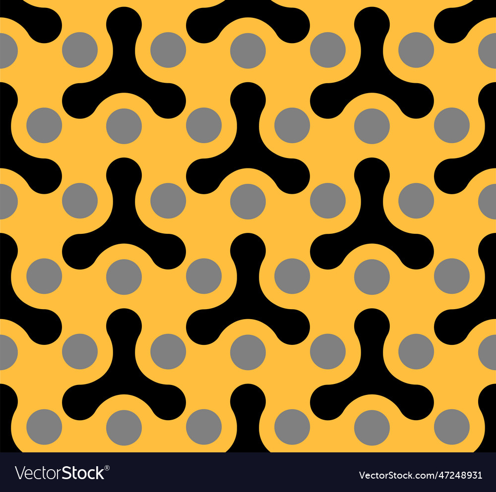 Abstract repeating seamless geometric pattern vector image Abstract repeating seamless geometric pattern