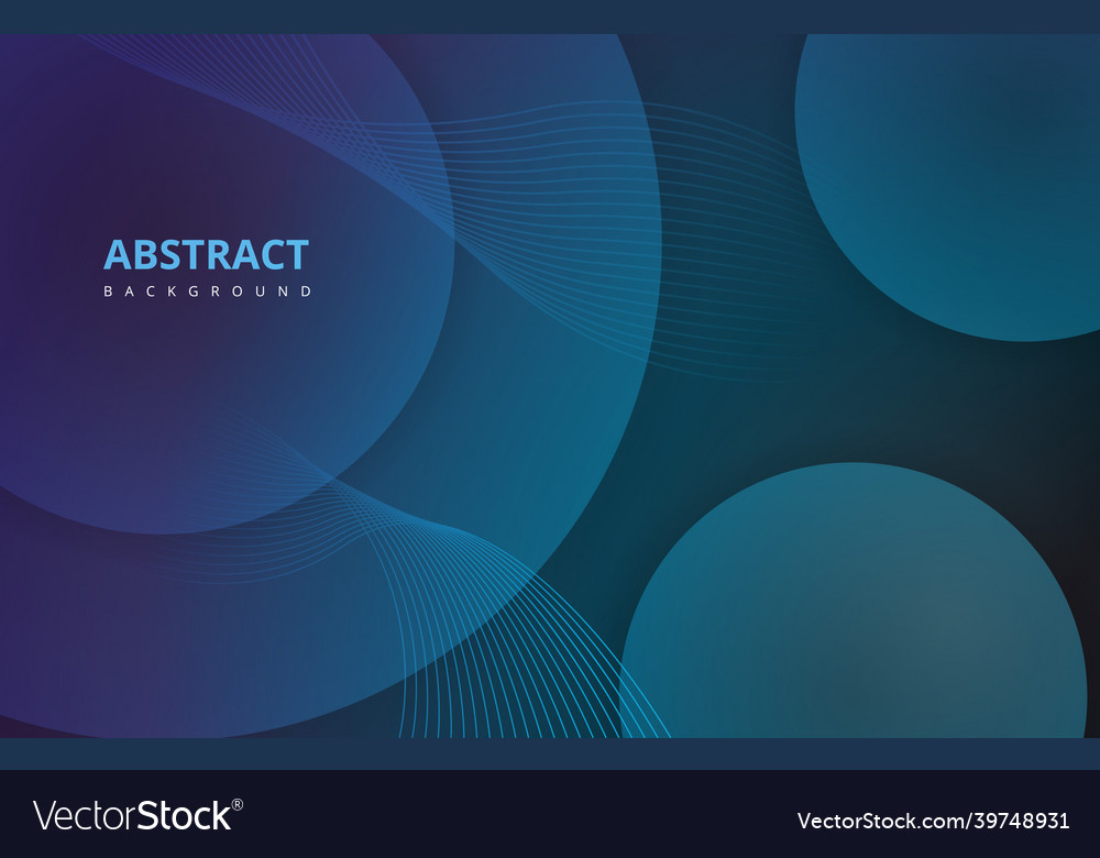 Blue abstract circle wave lines gradient texture vector image Blue abstract circle wave lines gradient texture