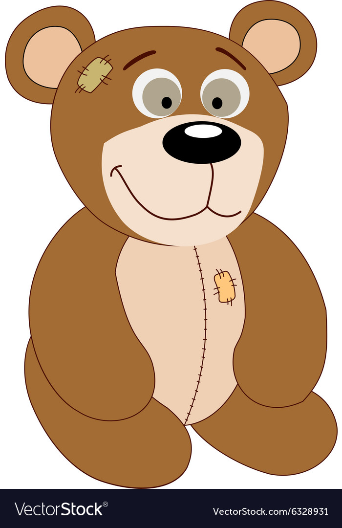 Cartoon cute teddy bear