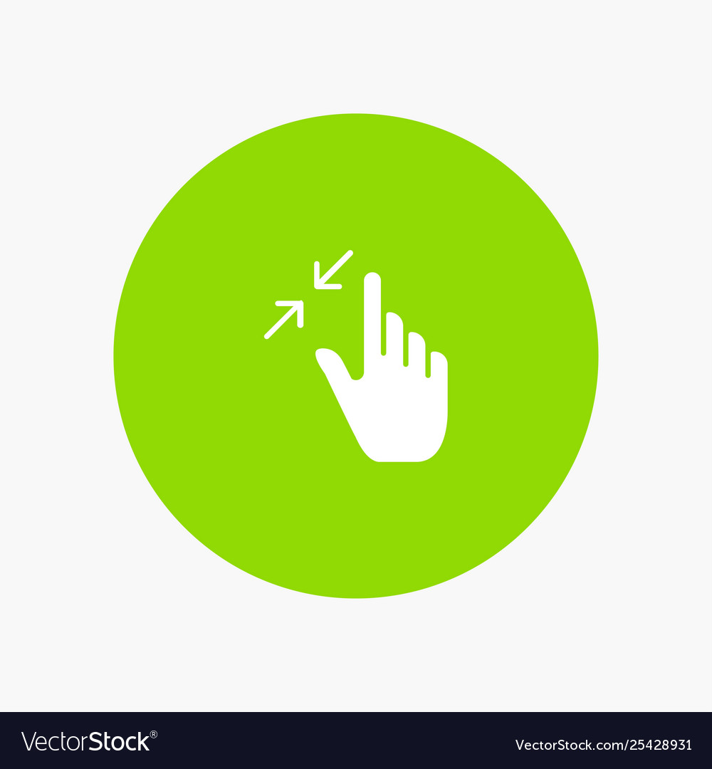 Contract gestures interface pinch touch Vector Image Contract gestures interface pinch touch