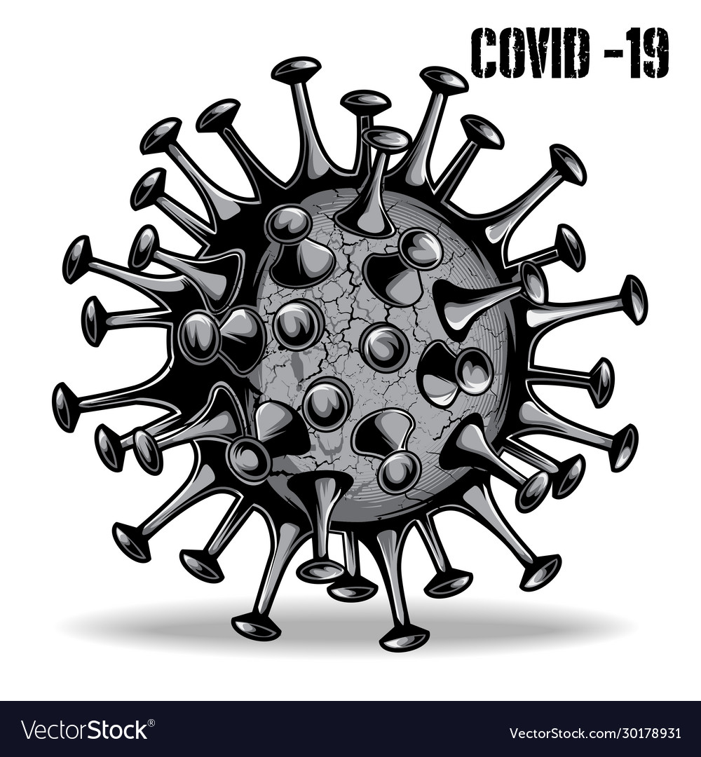 Corona Virus covid-19 Grafik-Design-Symbol