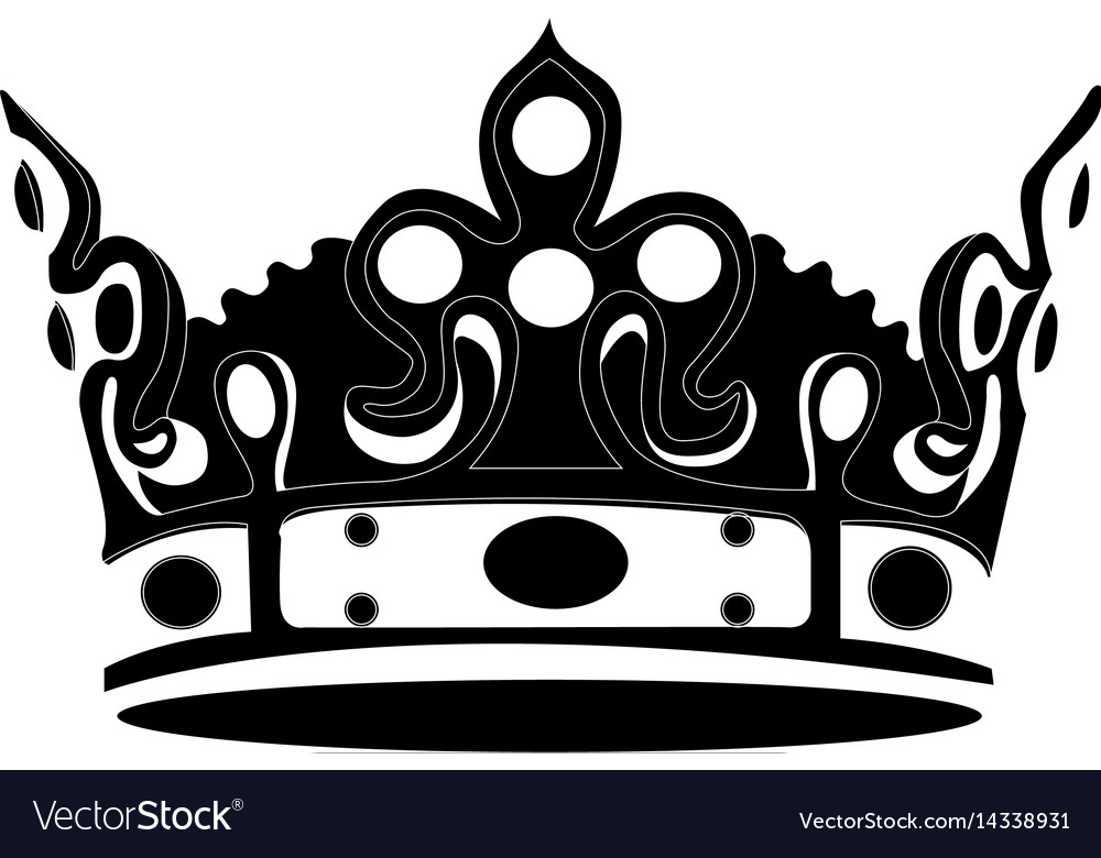 Royal crown Royalty Free Vector Image - VectorStock