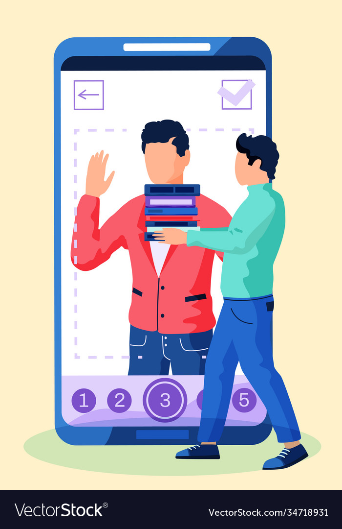 Smartphone screen with application for adding