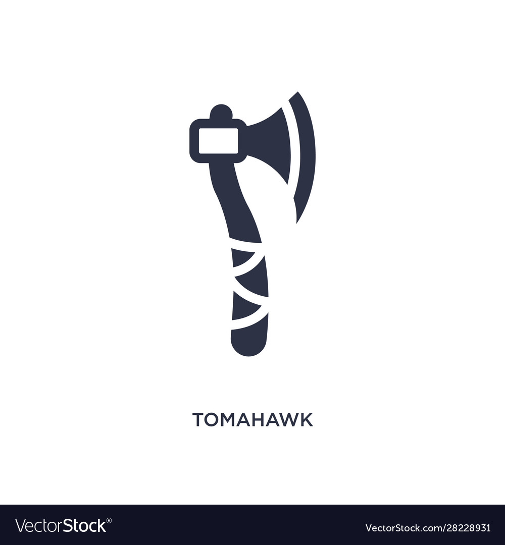 Tomahawk Icon - Rustic Meat Symbol