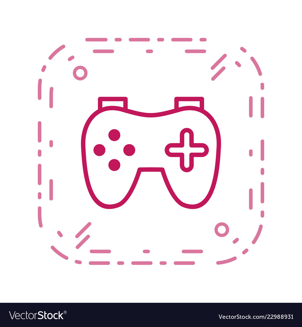 Video game icon Royalty Free Vector Image - VectorStock