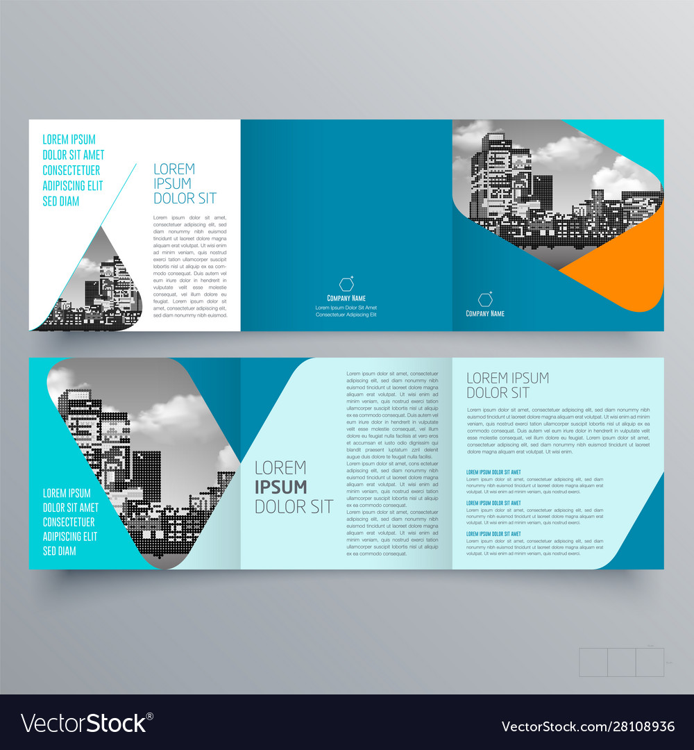 Brochure design 1129 Royalty Free Vector Image