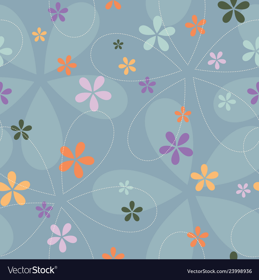 Elegant swirl seamless pattern vector image Elegant swirl seamless pattern