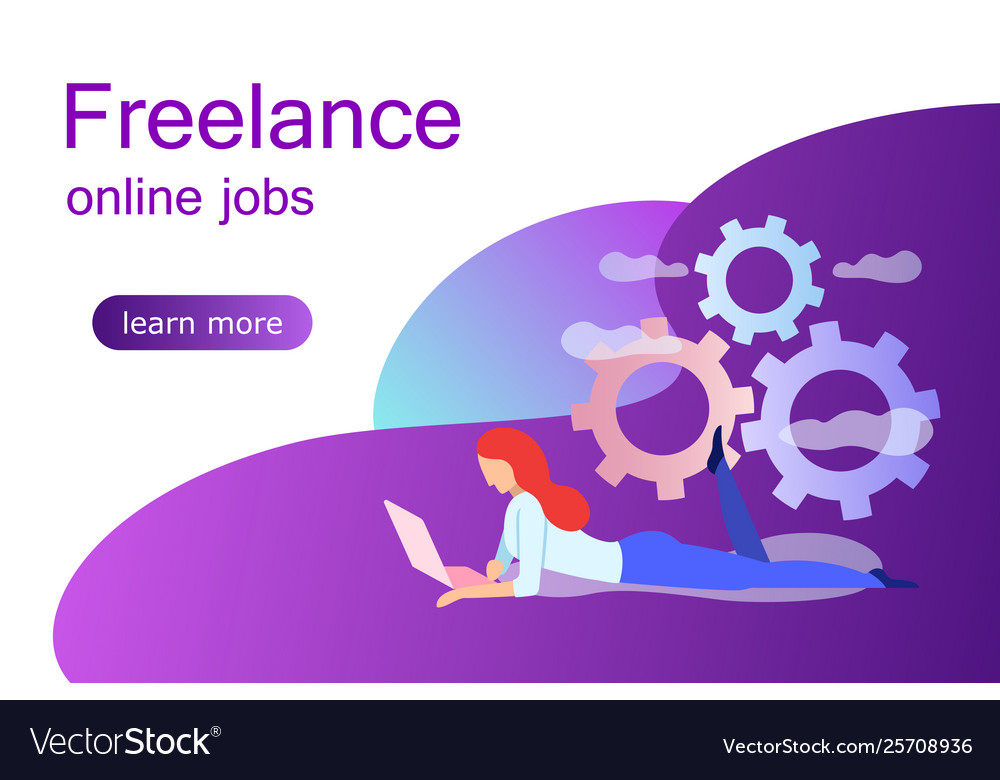 Freelancers Service Konzept Web-Banner