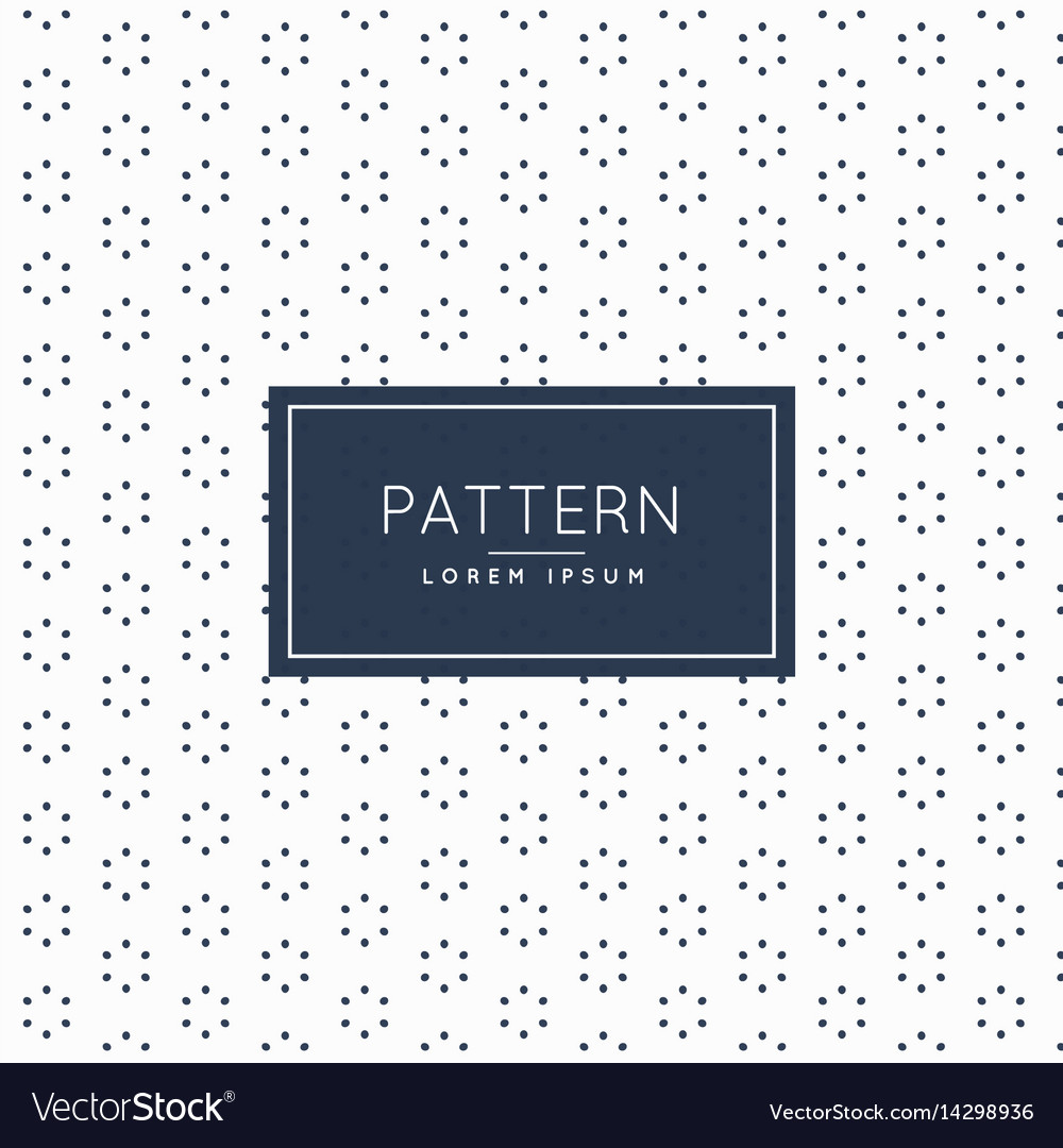 Stylish minimal flower pattern background