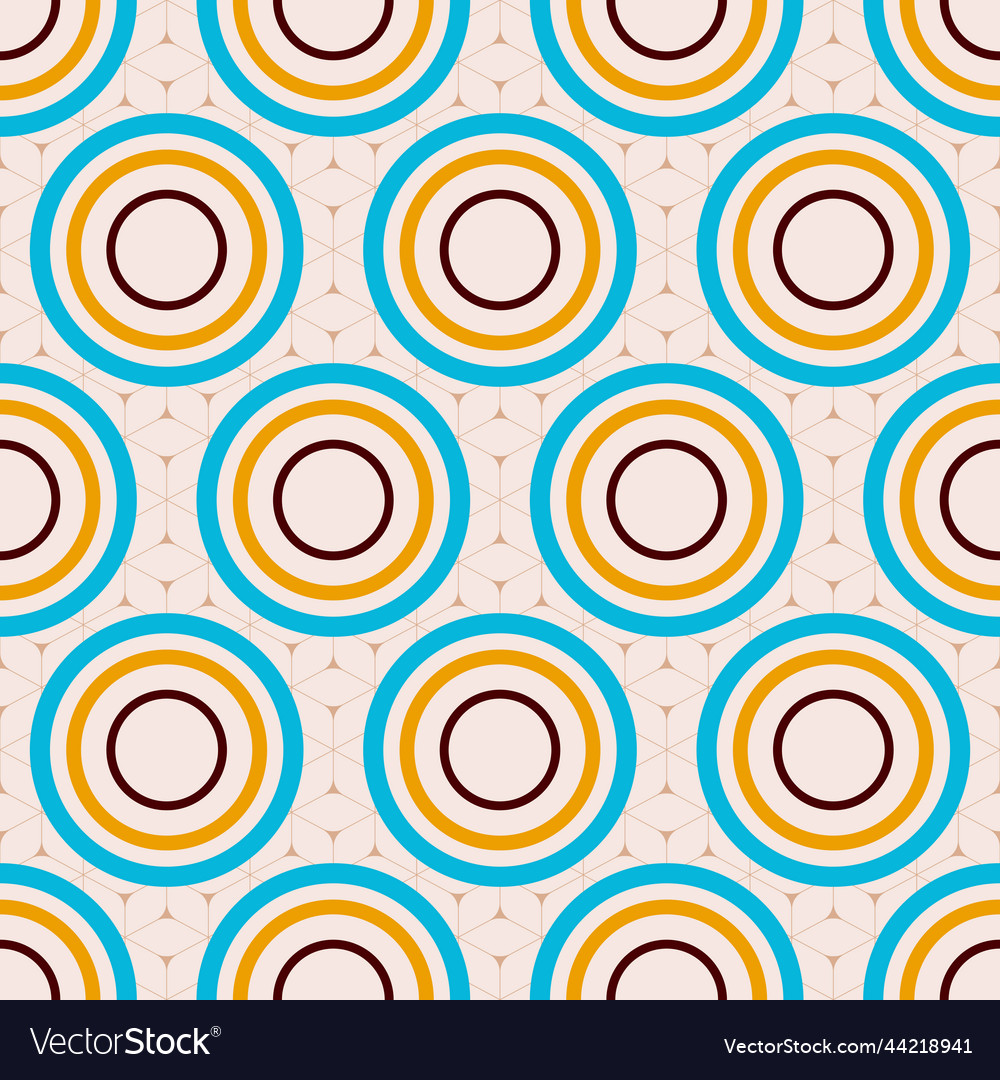 Abstract geometric seamless pattern with color vector image Abstract geometric seamless pattern with color