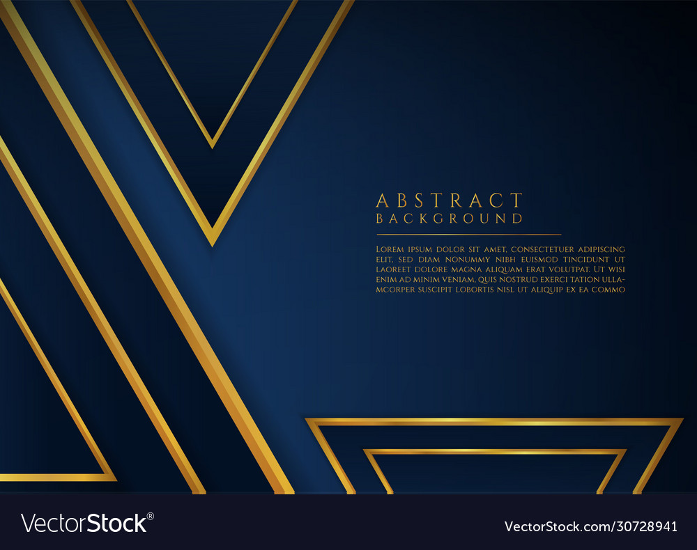 Abstract luxury triangle shape overlap design vector image Abstract luxury triangle shape overlap design