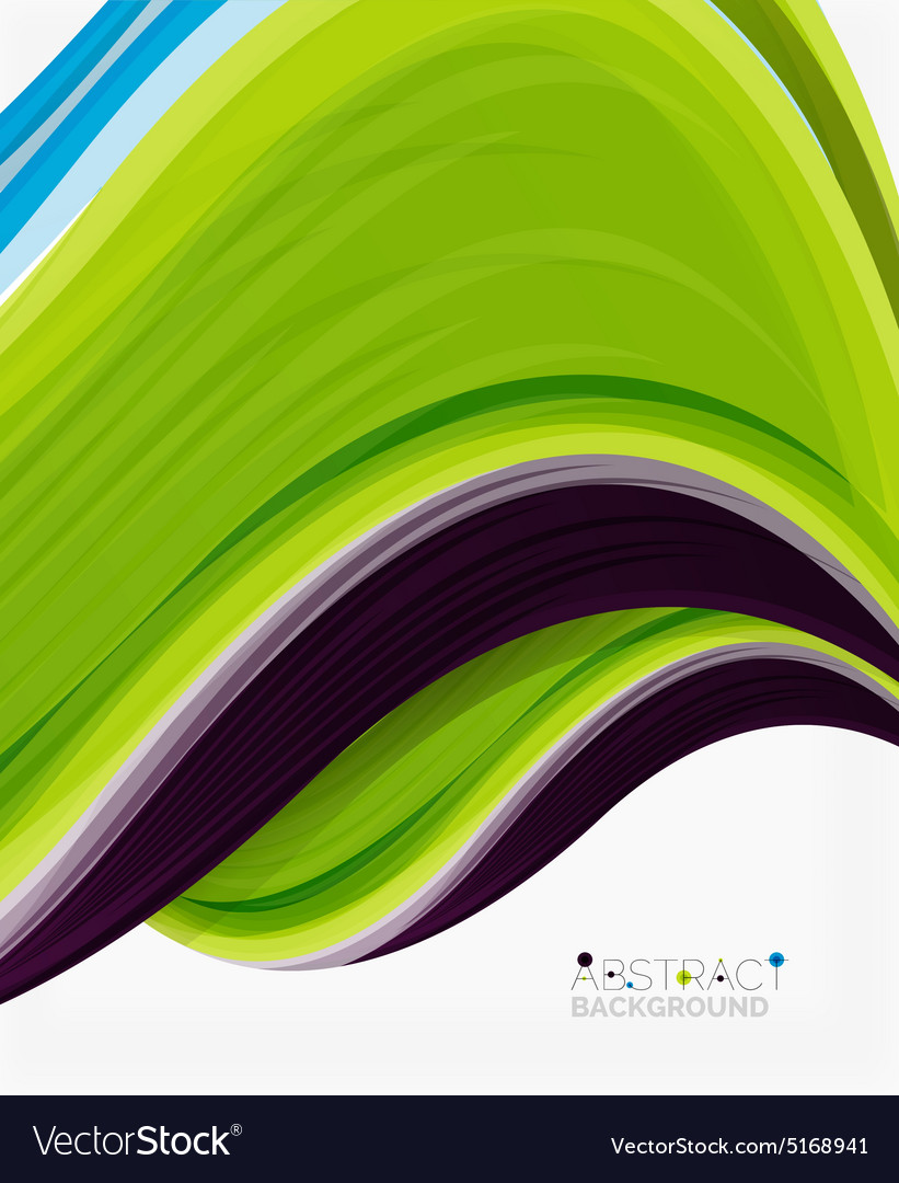 Abstract realistic solid wave background
