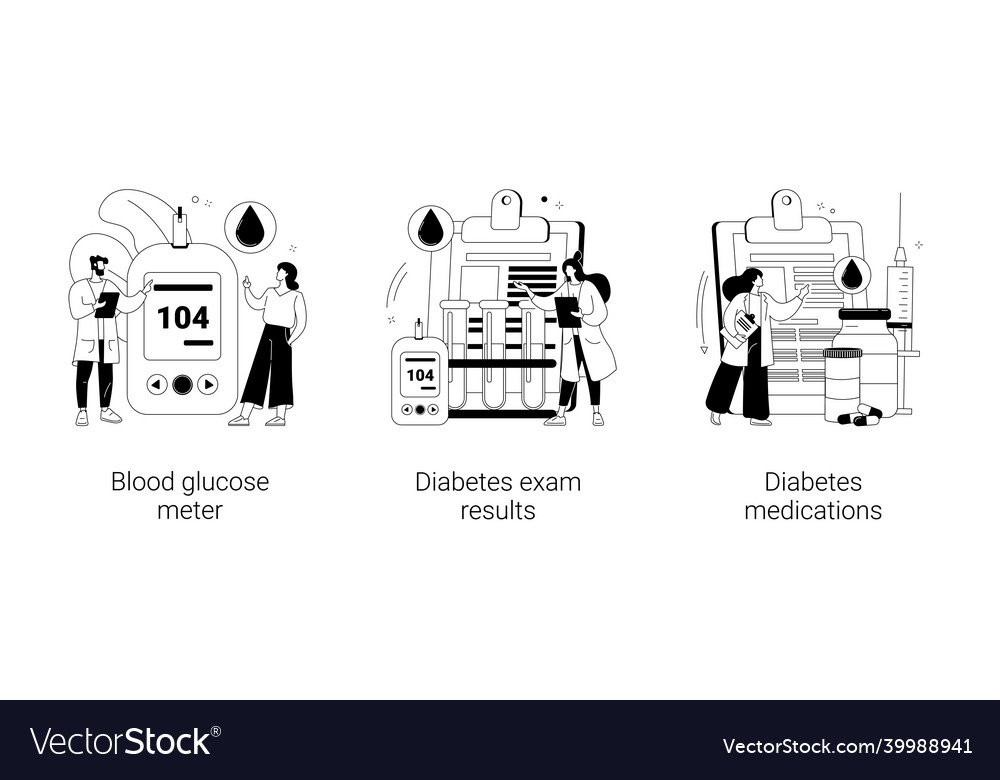 Diabetes mellitus abstraktes Konzept