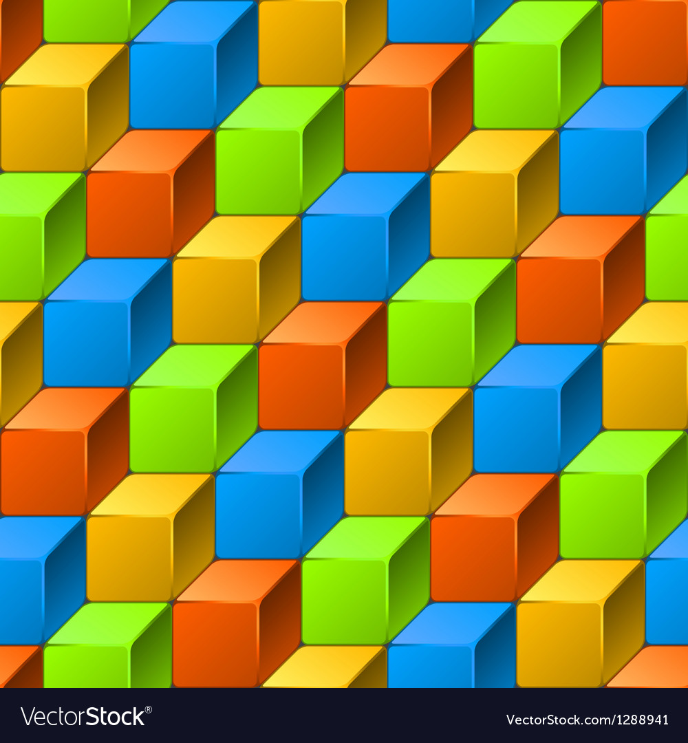 Geometric Cube Pattern