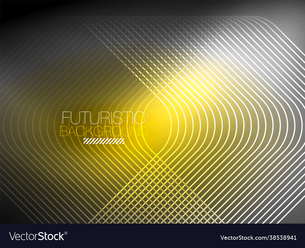 Neon color square shape lines abstract background vector image Neon color square shape lines abstract background
