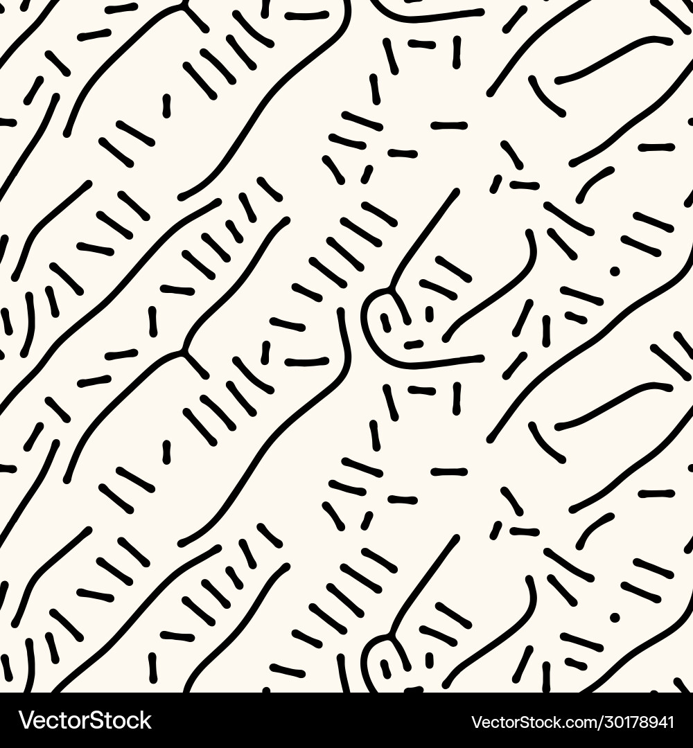 Seamless abstract pattern with rounded Royalty Free Vector