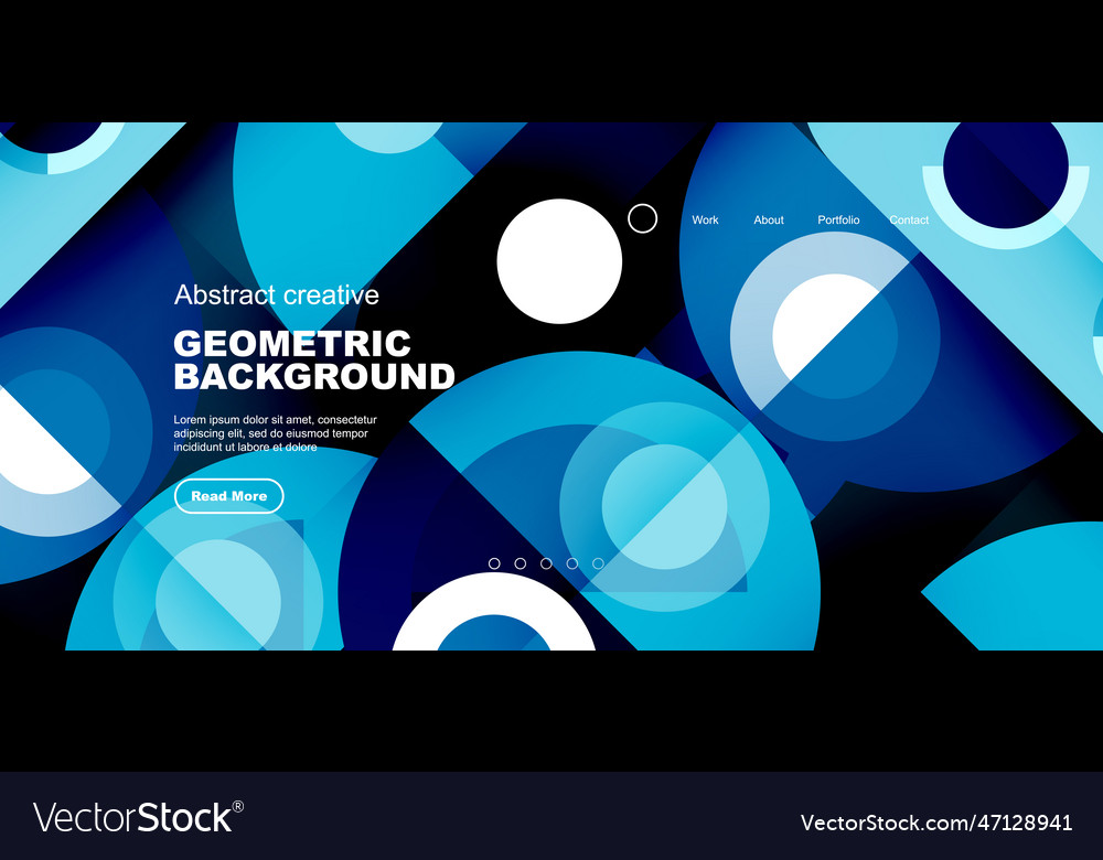 Simple circles and round elements pattern