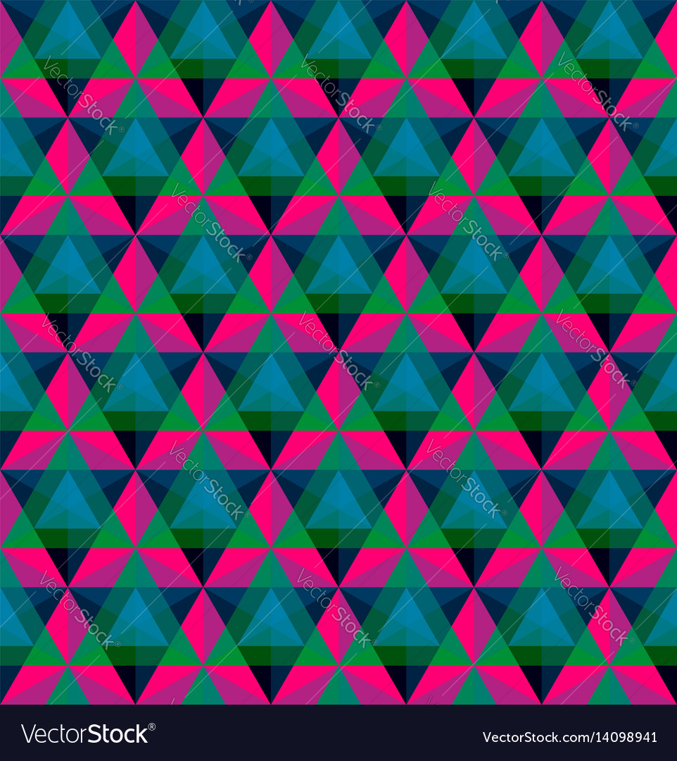 Triangular geometric seamless pattern