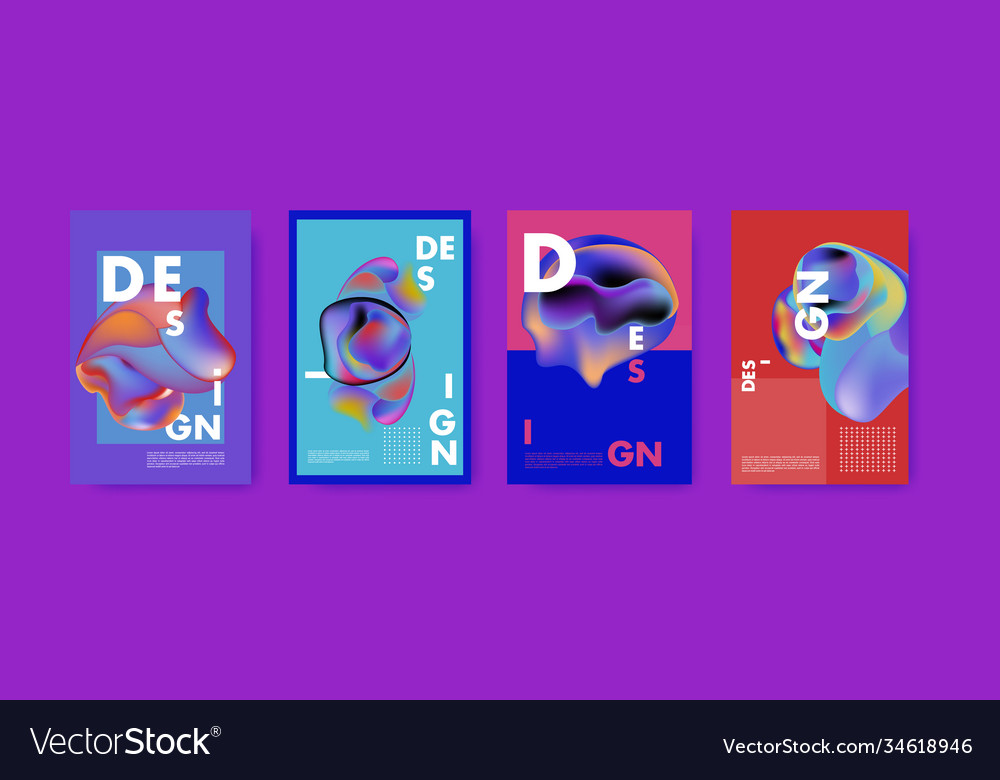 Abstract colorful liquid and fluid pattern