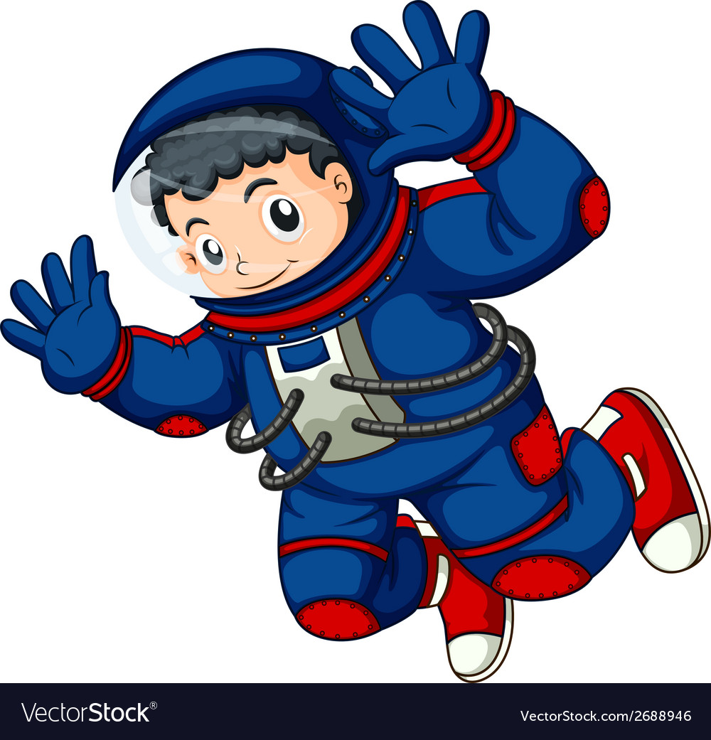 Astronaut Floating in Space