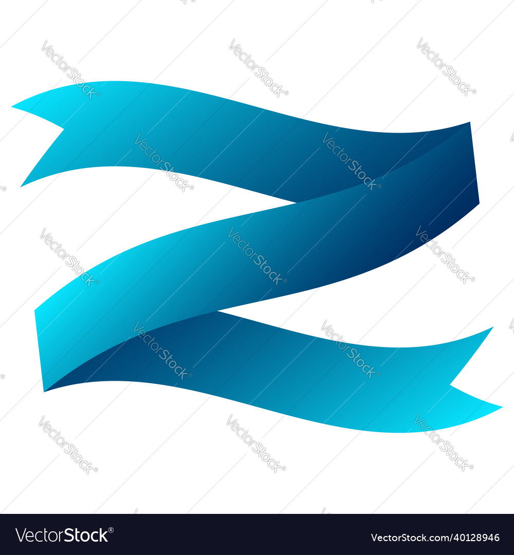 Banner ribbon horizontal shape design element Vector Image Banner ribbon horizontal shape design element
