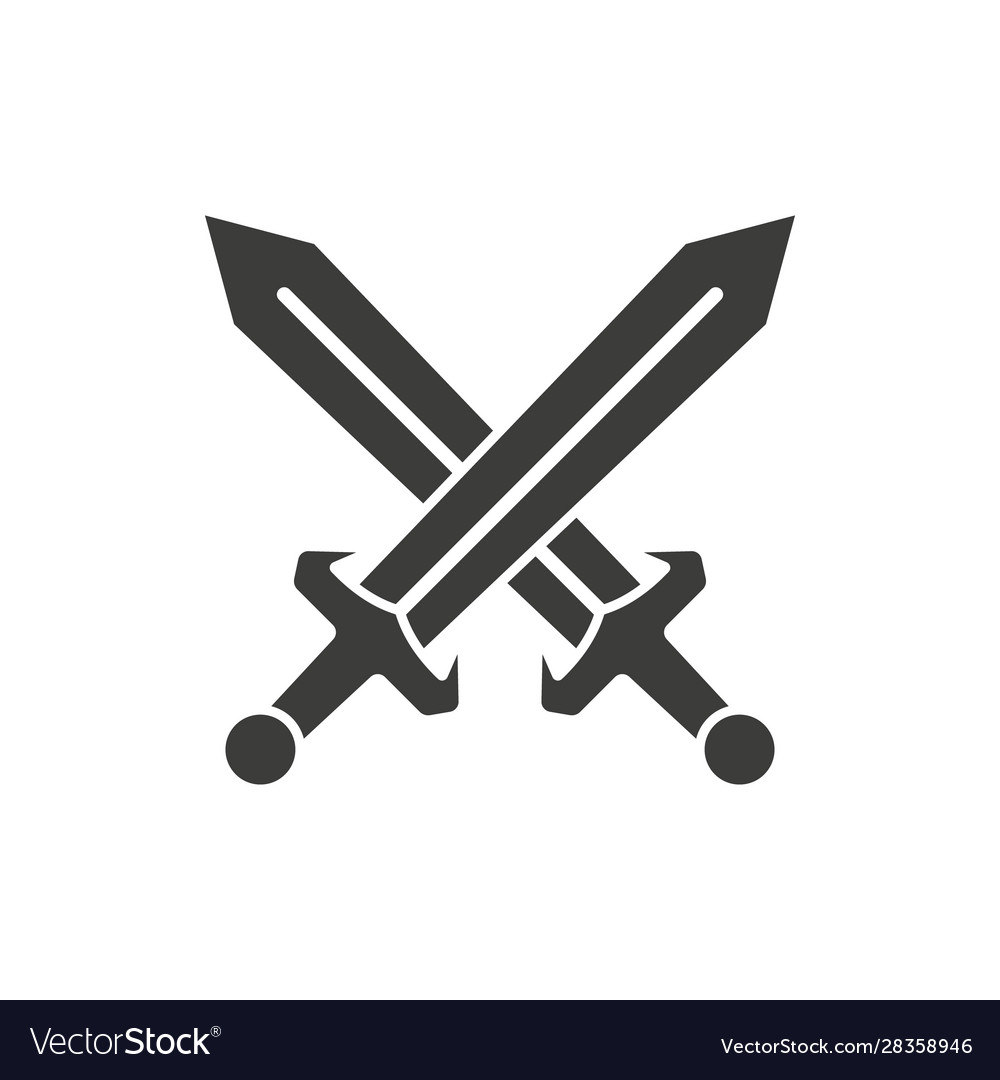 Crossed Swords Vector Art & Graphics