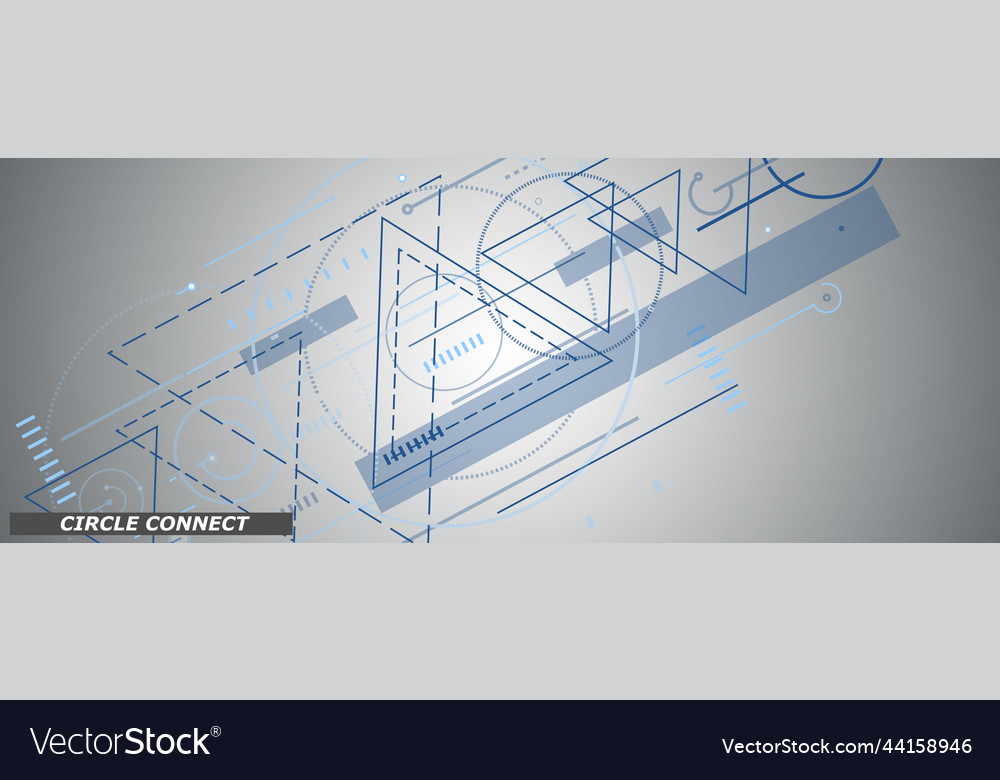 Dynamic triangles background composition