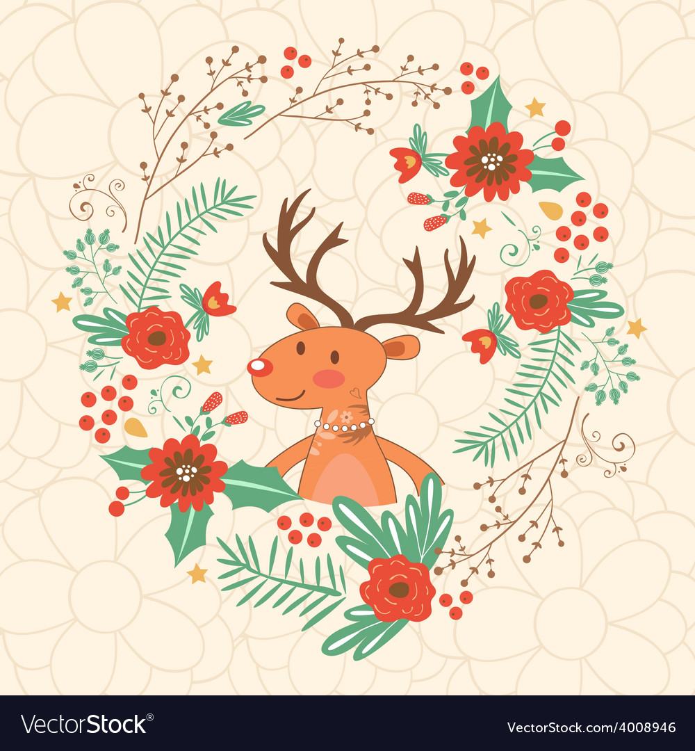 Hello my love card with deer