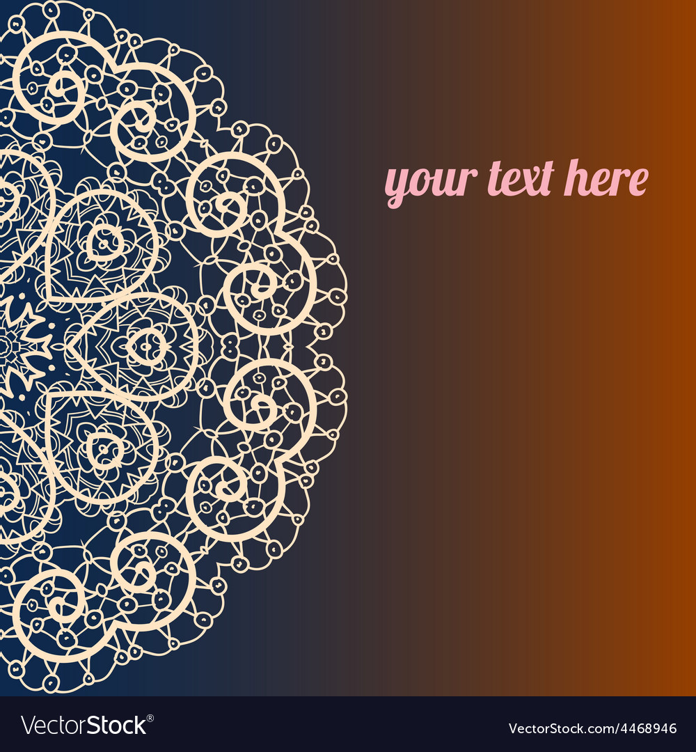 Ornate frame with sample text