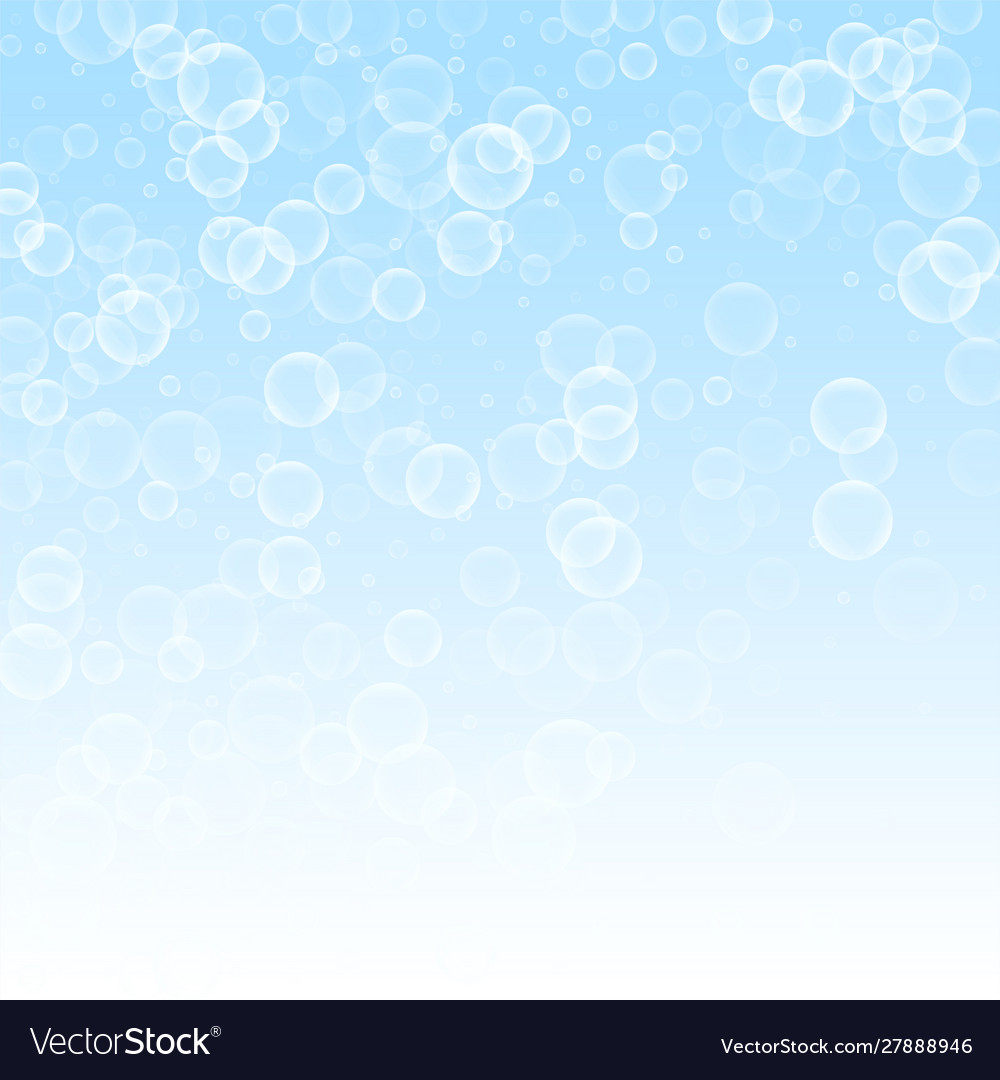 Random soap bubbles abstract background blowing b