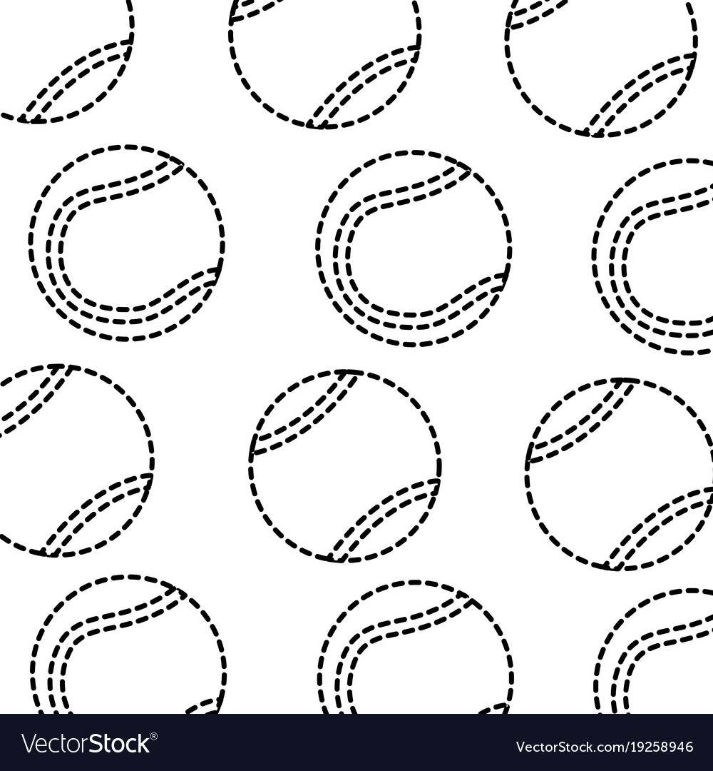 Tennis ball sport seamless pattern