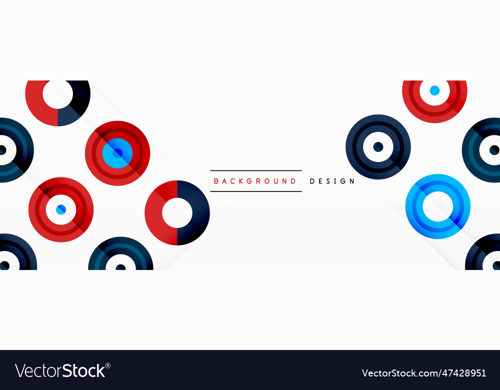 Abstract background with circle symmetric grid