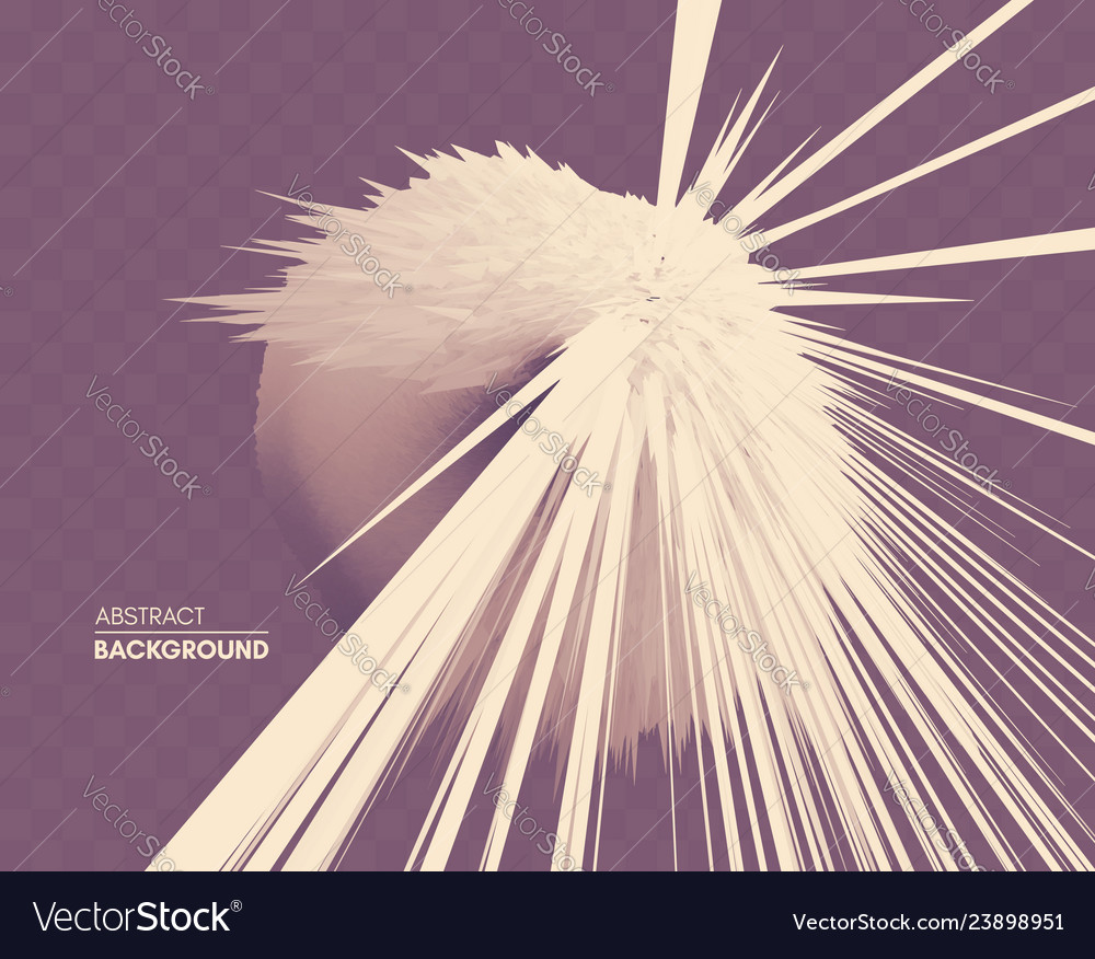 Background with exploding rays abstract vector image Background with exploding rays abstract